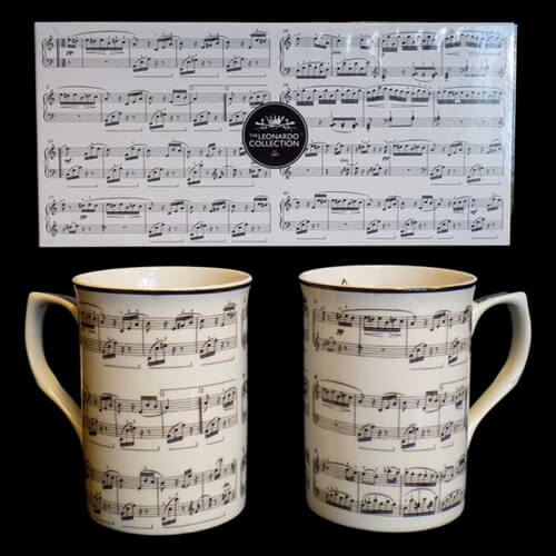 Making Music Mug Gift - Set of 2