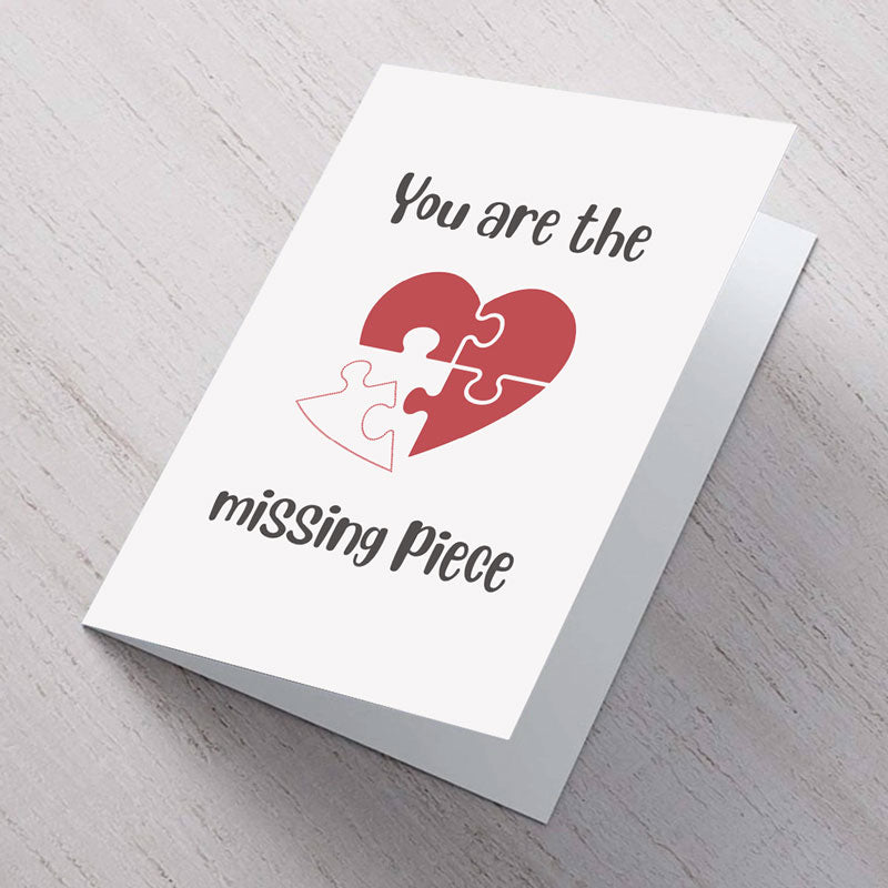 Missing Piece A6 Card