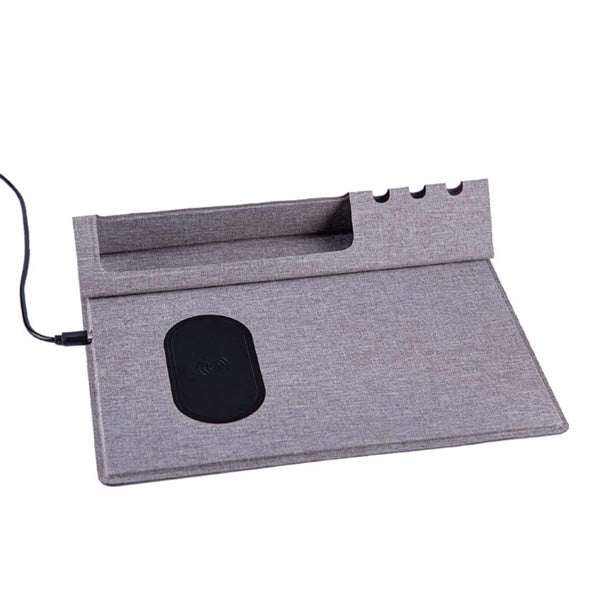 VANI - 10W Wireless Mouse Pad & Desk Organizer