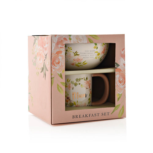Peaches & Cream Breakfast in Bed Set - Mum