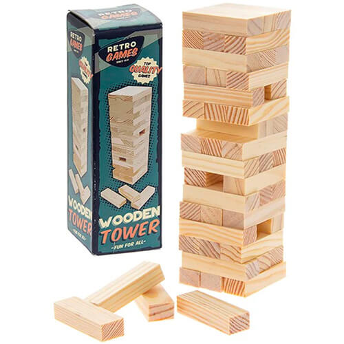 Retro Games Wooden Tower – Large