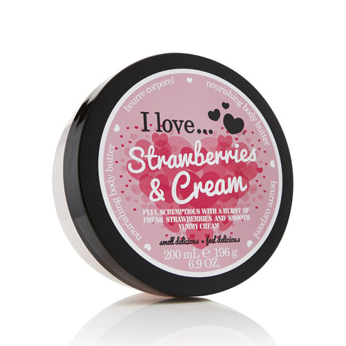 I LOVE Strawberries & Cream Body Butter – 200ml