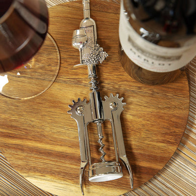 Stainless Steel Winged Corkscrew - Wine Handle Multi 4