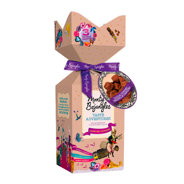 Taste Adventures Assortment of Flavoured Cocoa Dust Truffles by Monty, 130g