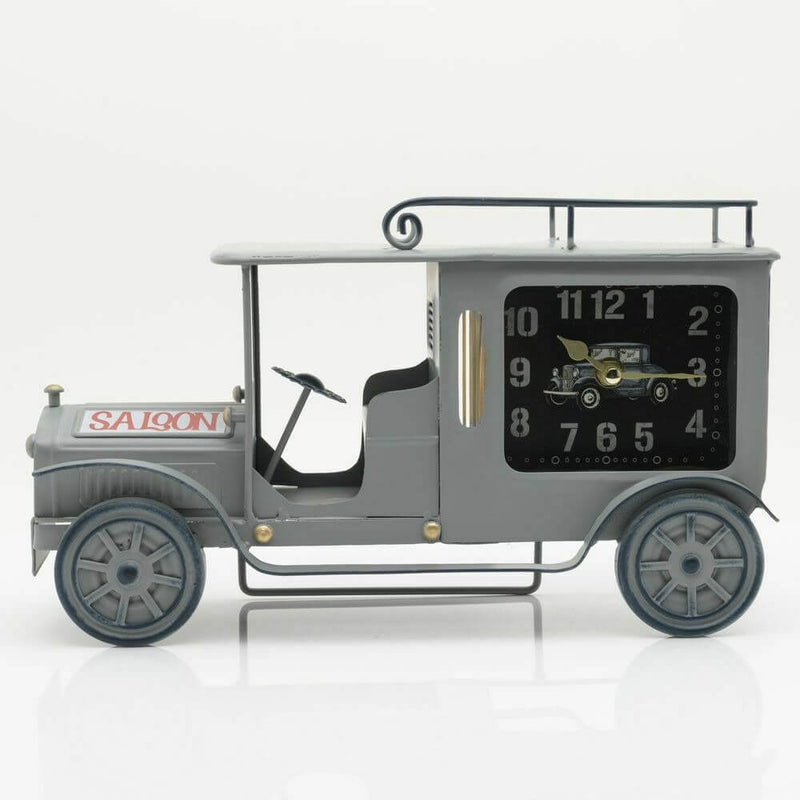 Vintage Saloon Van Mantel Clock- HOMETIME®