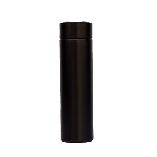 Personalised Black Thermos with Tea Infuser
