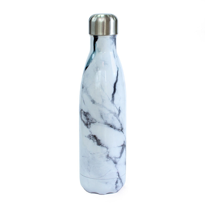 White marble Vacuum Water Bottle - 500ml