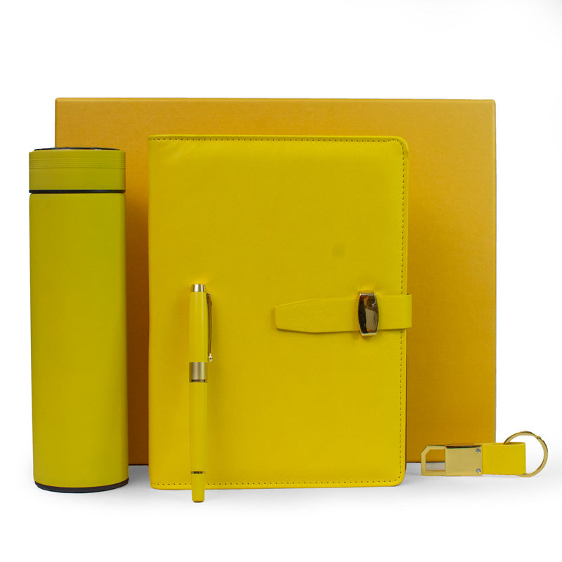 Personalised Yellow Business Set