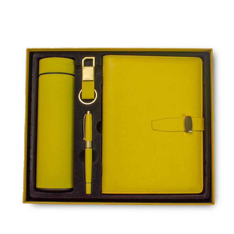 Personalised Yellow Business Set