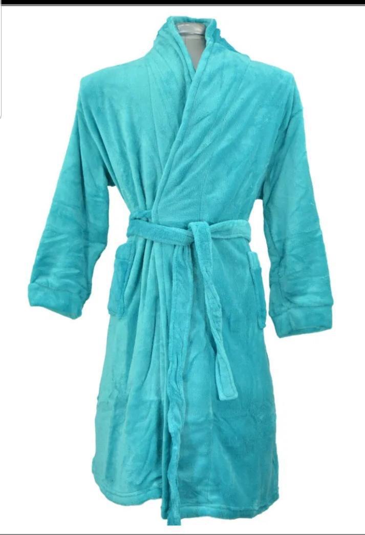 Blue Fleece Robe