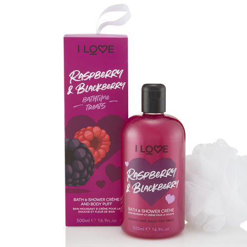 I Love Bath Time Treat – Raspberry & Blackberry (500ml)