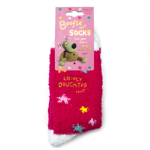 Boofle Fluffy Socks - Lovely daughter