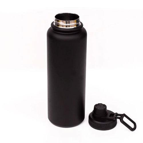 Black Personalised Hydration Vacuum Bottle , 1 litre