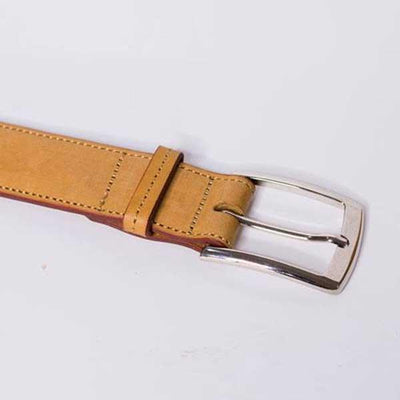 Genuine Leather Tan Men's Belt