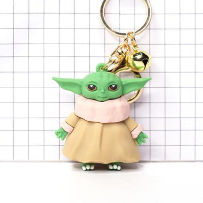 Cute Baby Yoda Keychain