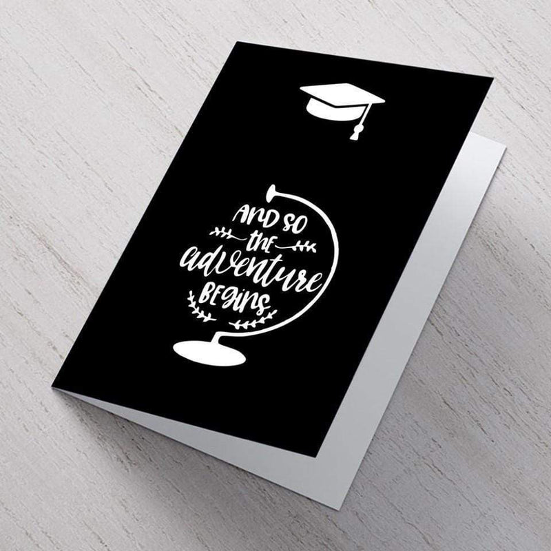 Graduation Card A6 - The Adventure Begins