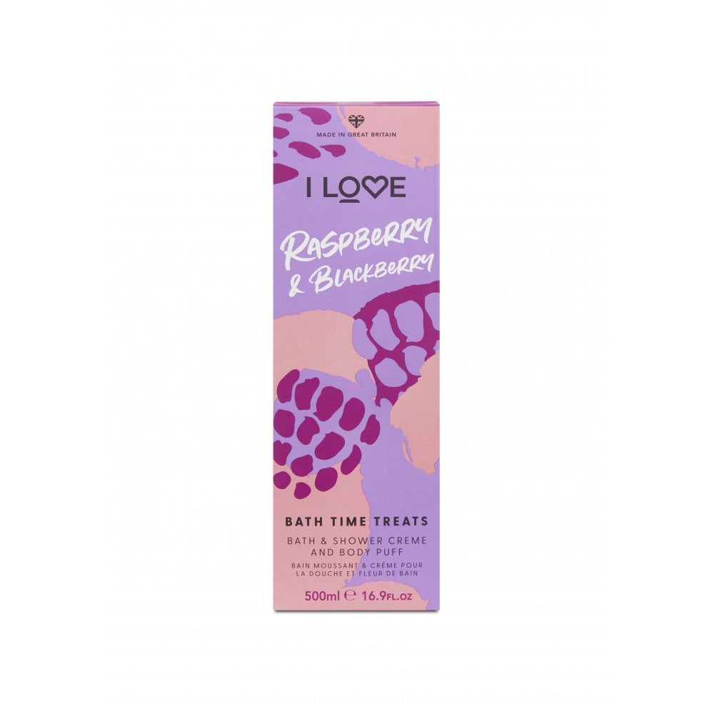 I Love Bath Time Treat – Raspberry & Blackberry (500ml)