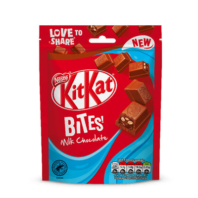 The Kit Kat Bites Milk Chocolate Sharing Bag, 90g
