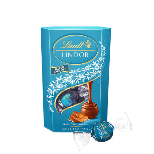 Lindt LINDOR Milk Salted Caramel Chocolate Truffles 200g