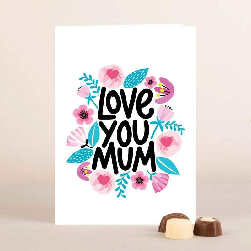 Love You Mum A6 Card