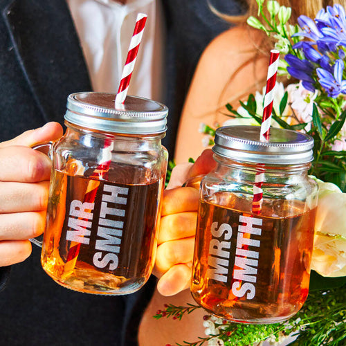 Mason jars,