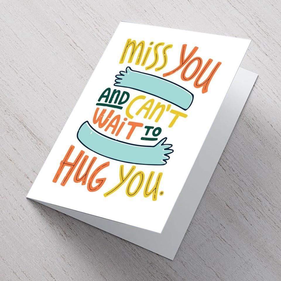Miss You A6 Card