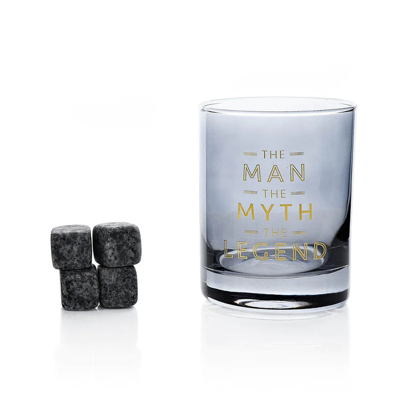 Hotchpotch Orion Whiskey Glass & Stones - The Legend