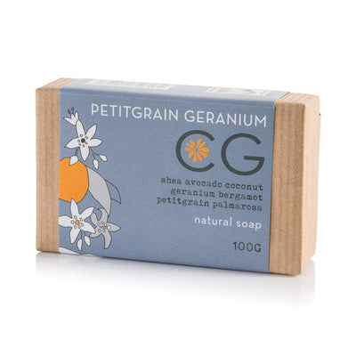 Petitgrain & Geranium Bath Soap, 100g