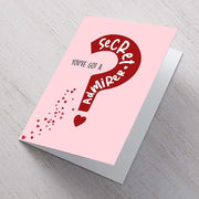 Secret Admirer A6 Card