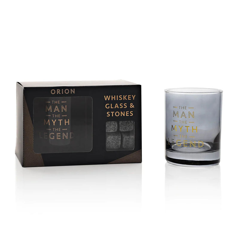 Hotchpotch Orion Whiskey Glass & Stones - The Legend